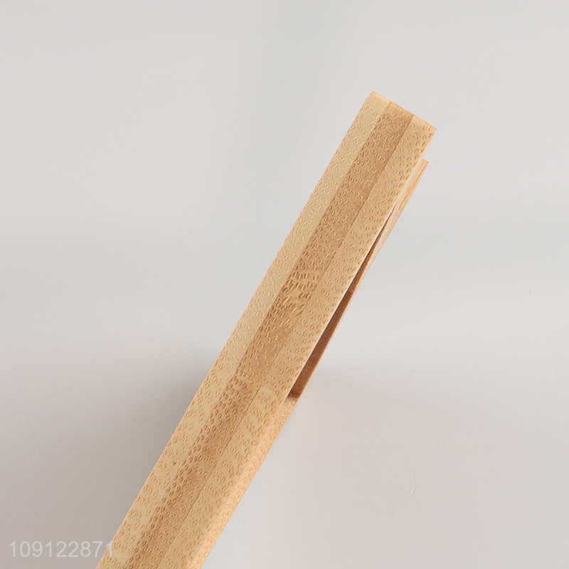 High Quality Triangular Bamboo Serving Tray Serving Plate for Snacks Fruits