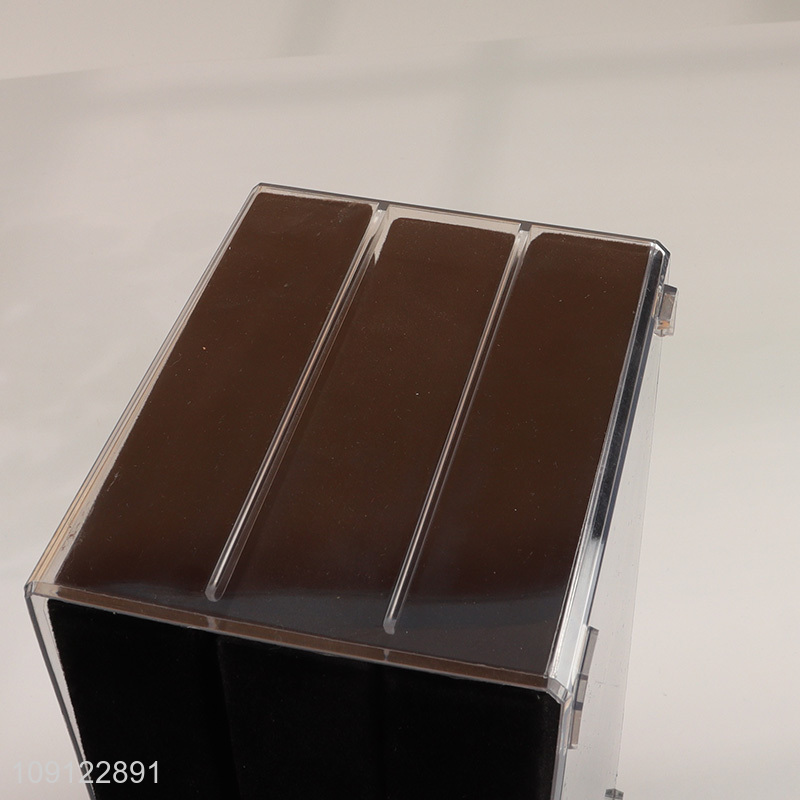 Wholesale 3-Layer Jewelry Storage Box Jewelry Organizer Necklace Earring Box