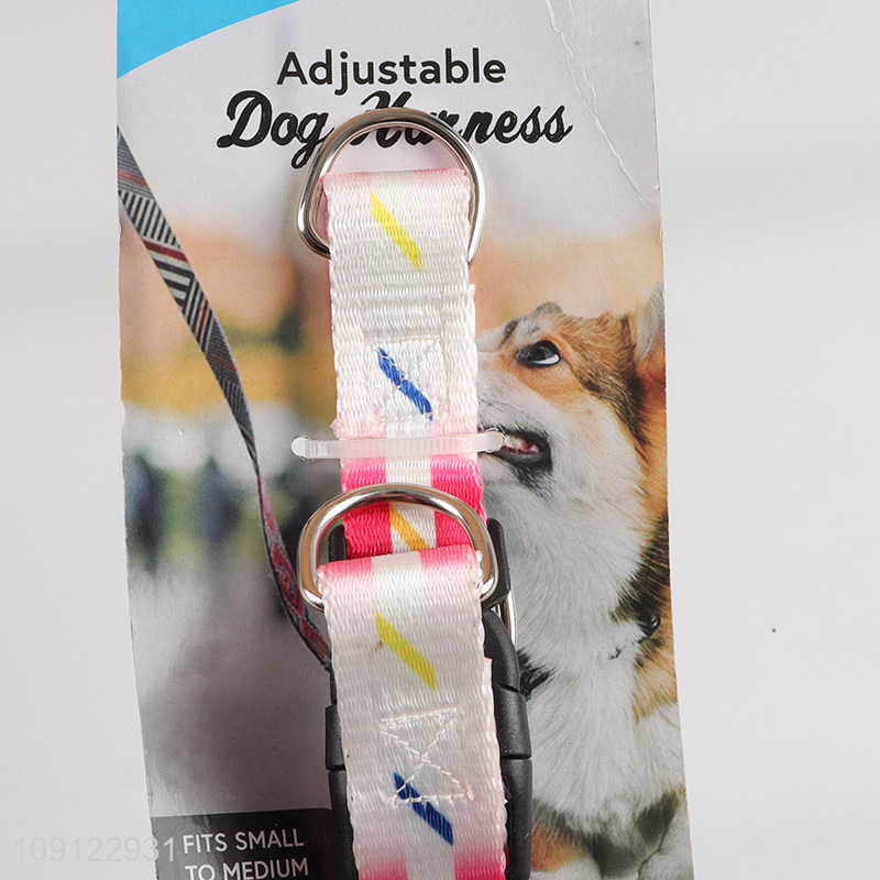 Factory Direct Sale Colorful Dog Harness Adjustable No Pull Dog Harness