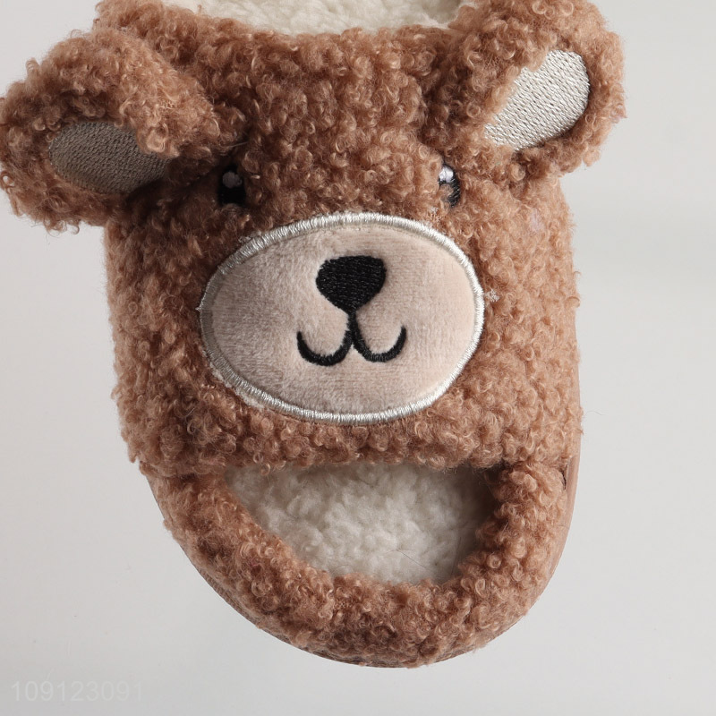 New Product Kids Slippers Cartoon Bear Slippers House Slippers for Winter