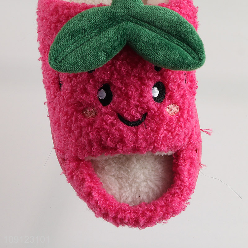Wholesale Kids Winter Slippers Cute Indoor Slippers Fuzzy House Slippers