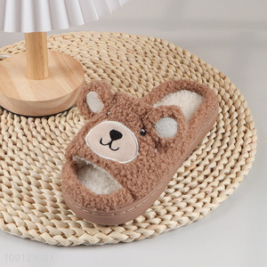 New Product Kids Slippers Cartoon Bear Slippers House Slippers for Winter