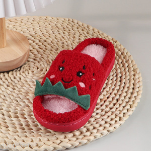 Facory Price Cute Winter Slippers Warm Fuzzy Indoor House Slippers for Kids