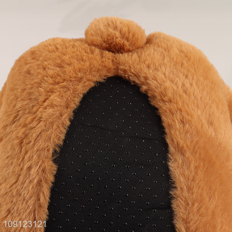 Hot Sale Women's Bear Slippers Winter Fuzzy Slippers Indoor House Shoes