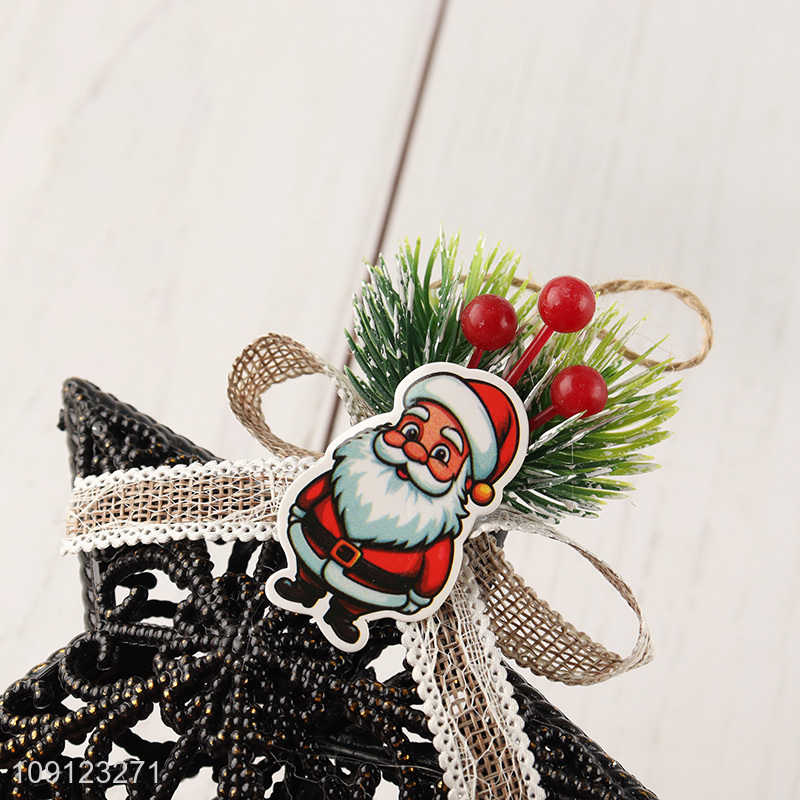 Hot selling star shape christmas tree decoration christmas hanging ornament