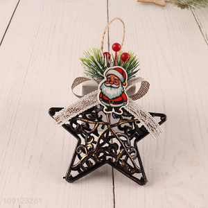 Top products star shape christmas hanging ornament for xmas tree decor