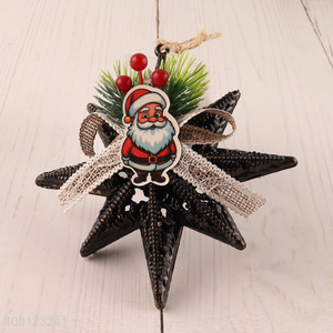 Good quality star shape christmas hanging ornament for christmas decoration