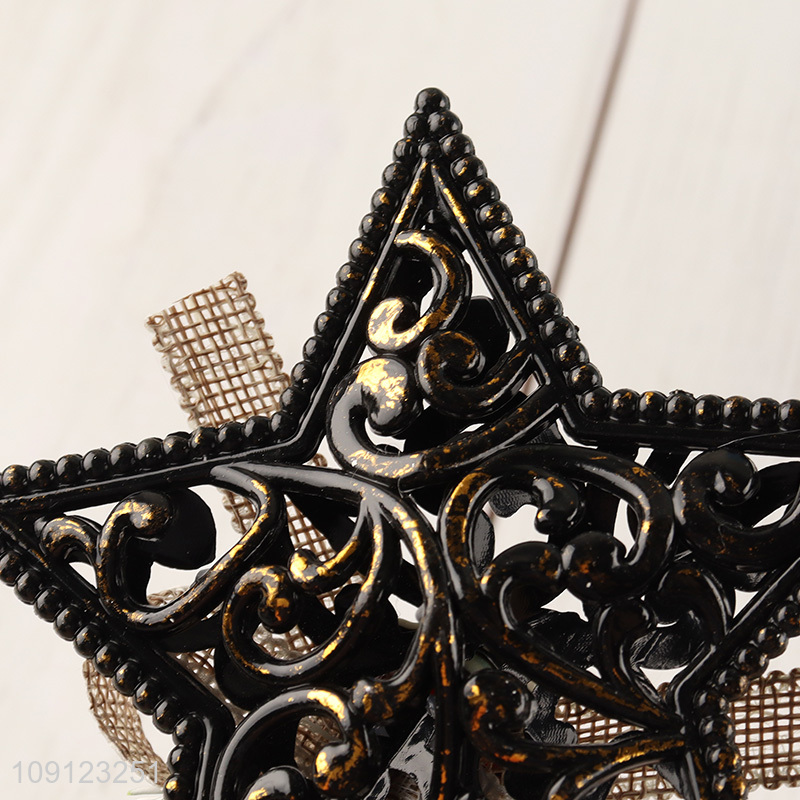 Top quality star shape christmas hanging ornament for xmas tree decoration
