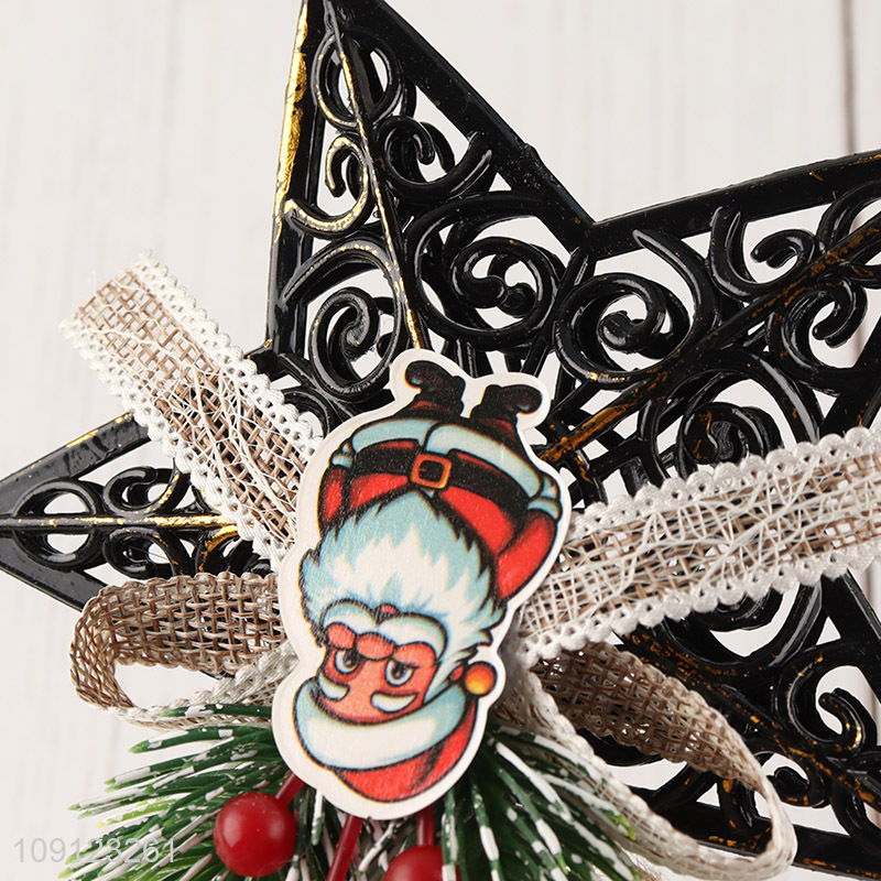 Best selling star shape xmas tree decoration christmas hanging ornament