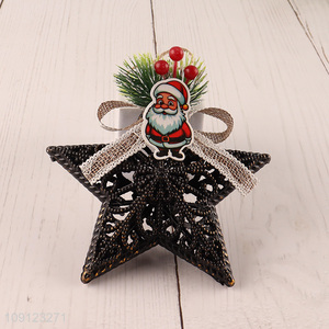 Hot selling star shape christmas tree decoration christmas hanging ornament