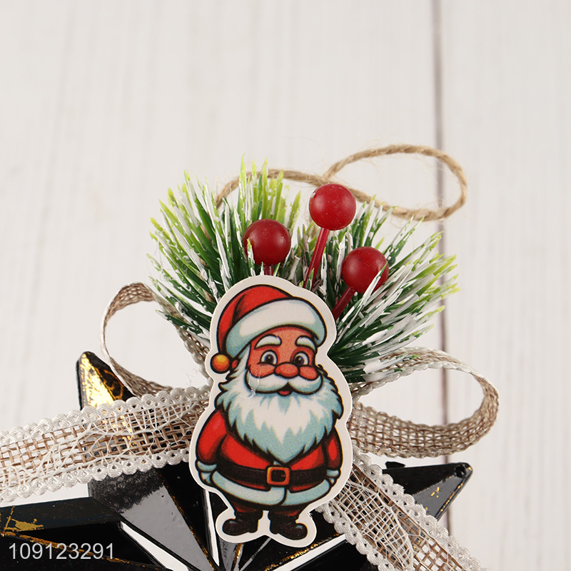 Popular products star shape xmas tree decoration christmas hanging ornament