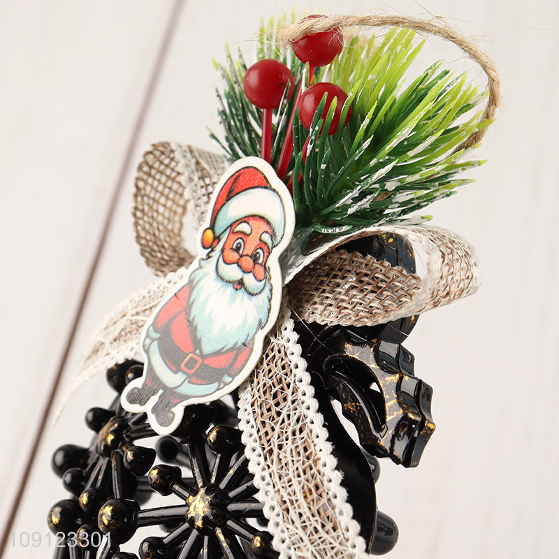 Low price plastic christmas hanging ornament for christmas decoration