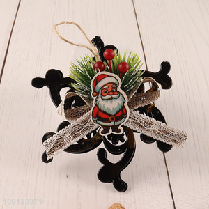 China wholesale snowflake shape christmas hanging ornament christmas decoration