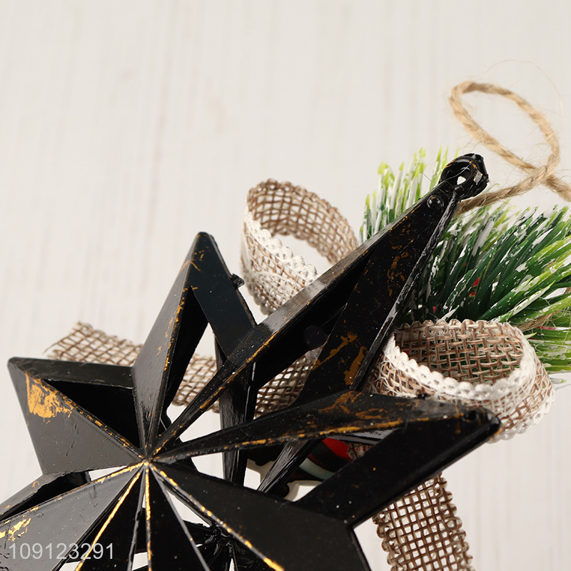Popular products star shape xmas tree decoration christmas hanging ornament