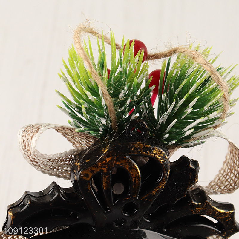 Low price plastic christmas hanging ornament for christmas decoration