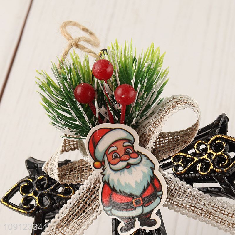 Top quality festival christmas decoration plastic christmas hanging ornament