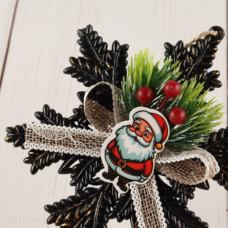 Factory wholesale snowflake shape christmas hanging ornament christmas decoration