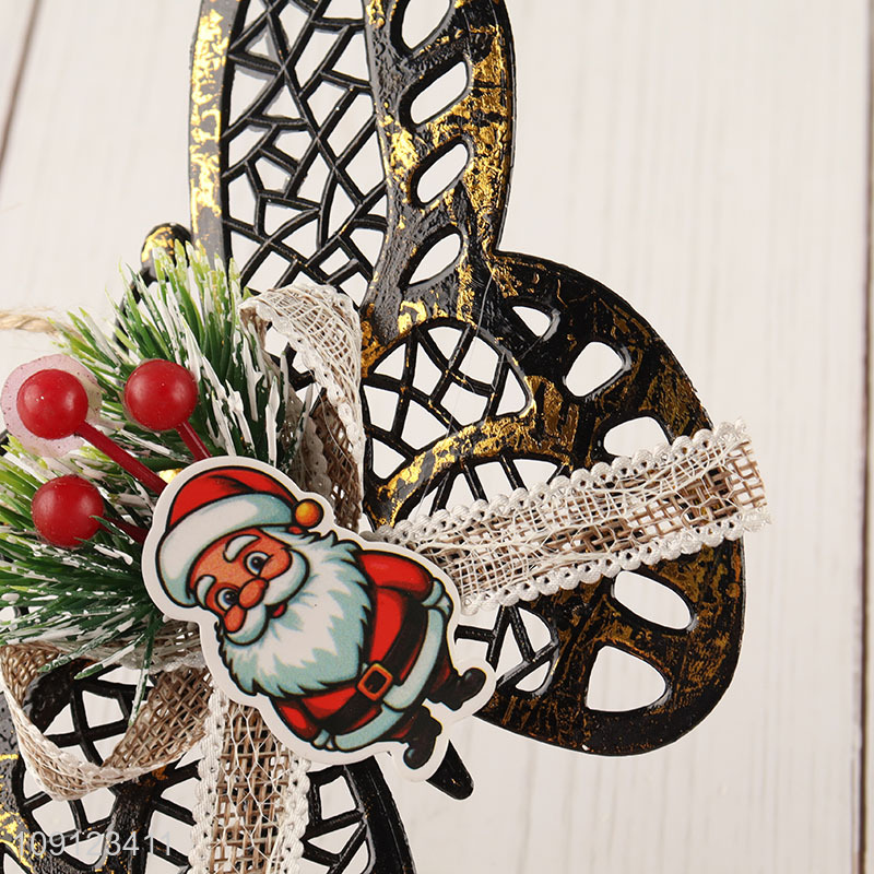 Hot products butterfly shape christmas hanging ornament christmas decoration