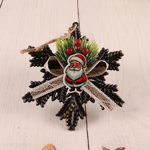 Factory wholesale snowflake shape christmas hanging ornament christmas decoration