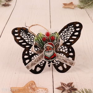 Hot products butterfly shape christmas hanging ornament christmas decoration