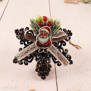 Low price snowflake shape christmas hanging ornament christmas decoration