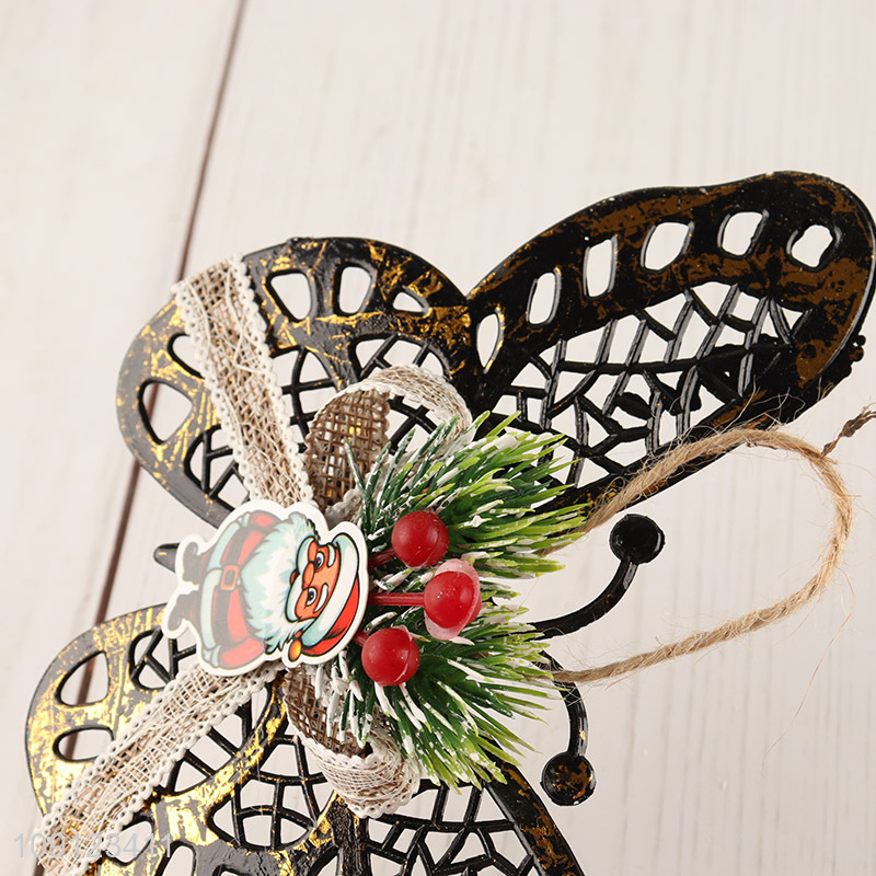 Hot products butterfly shape christmas hanging ornament christmas decoration