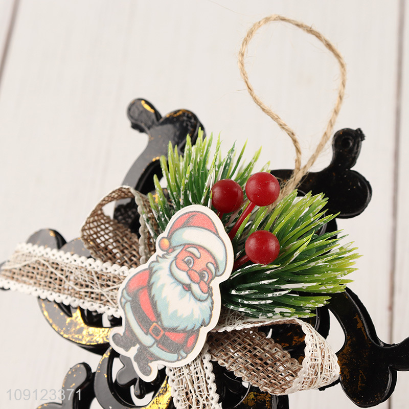 China wholesale snowflake shape christmas hanging ornament christmas decoration