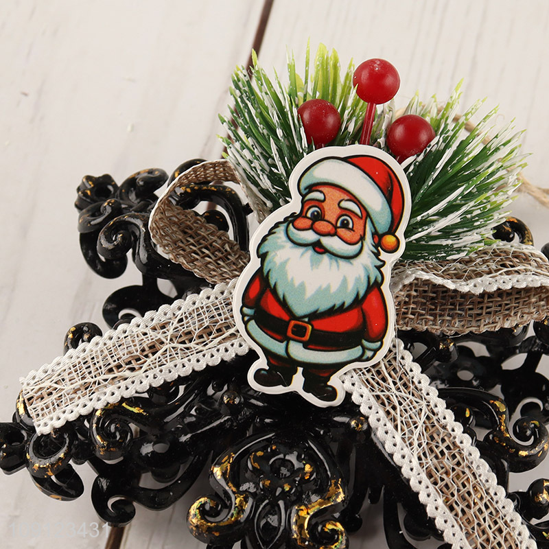 Low price snowflake shape christmas hanging ornament christmas decoration