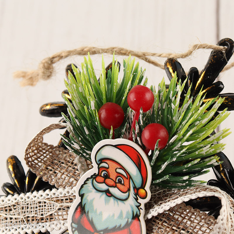 Latest design snowflake shape christmas hanging ornament christmas decoration