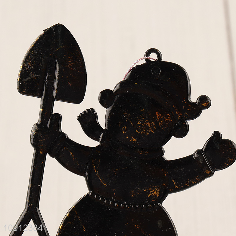 Top quality snowman shape xmas tree decoration christmas hanging ornament
