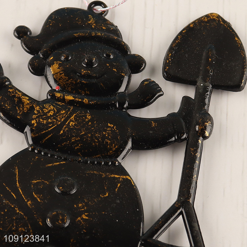 Top quality snowman shape xmas tree decoration christmas hanging ornament
