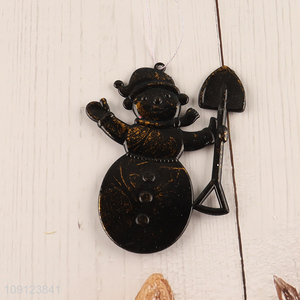 Top quality snowman shape xmas tree decoration christmas hanging ornament