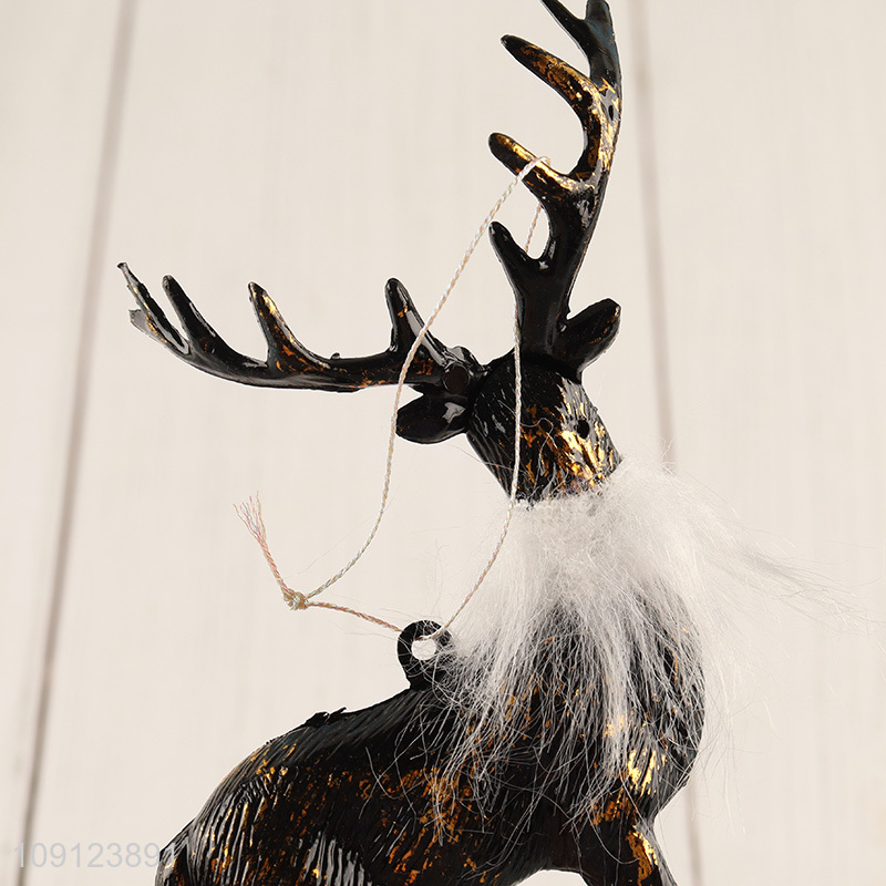 Hot selling reindeer shape christmas hanging ornament christmas decoration