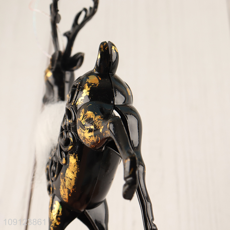 High quality reindeer shape christmas hanging ornament for xmas tree