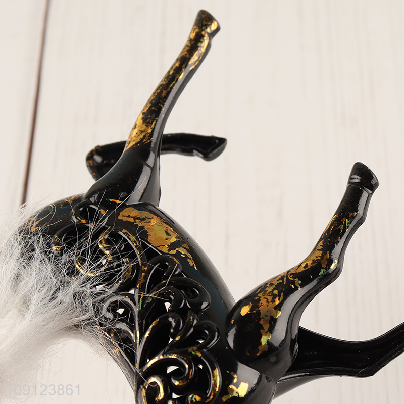 High quality reindeer shape christmas hanging ornament for xmas tree