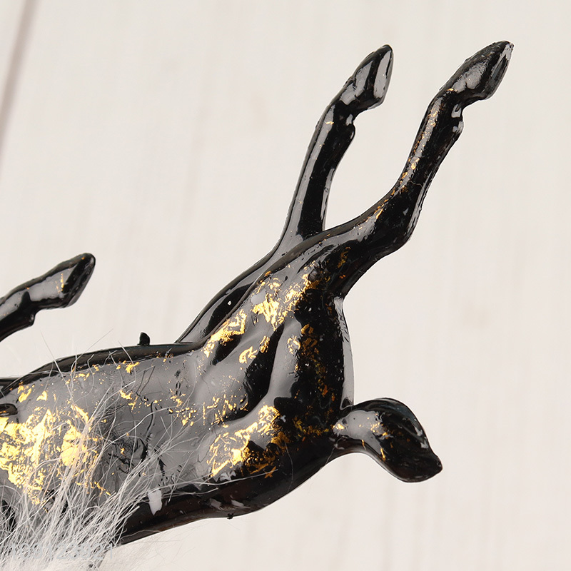 Factory wholesale reindeer shape christmas hanging ornament for christmas decoration