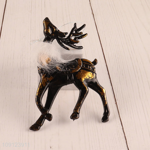 Best price reindeer shape christmas hanging ornament xmas tree decor