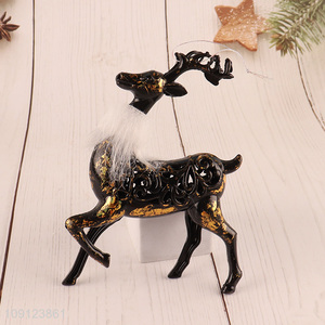 High quality reindeer shape christmas hanging ornament for xmas tree