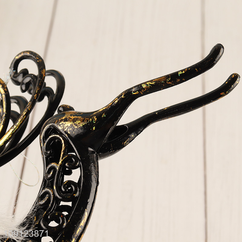 Low price christmas tree decoration reindeer shape christmas hanging ornament