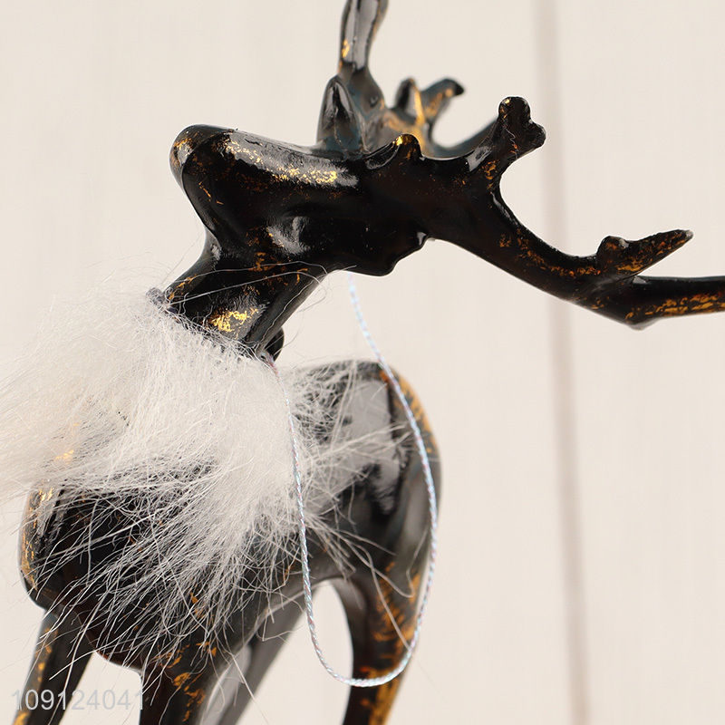 Best selling reindeer shape christmas hanging ornament for christmas tree decoration