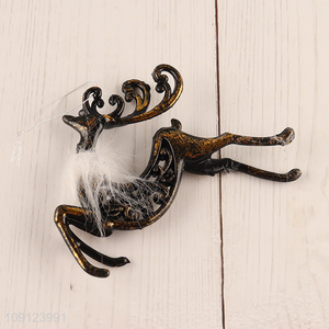 Yiwu market reindeer shape christmas hanging ornament for christmas decoration