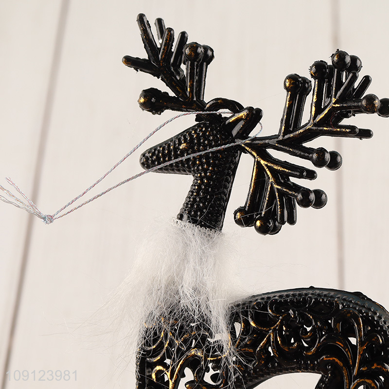 China supplier reindeer shape christmas hanging ornament for xmas tree decoration