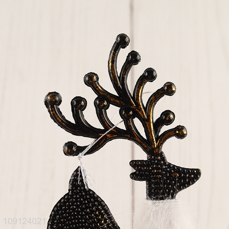 Factory price reindeer shape christmas hanging ornament for xmas tree