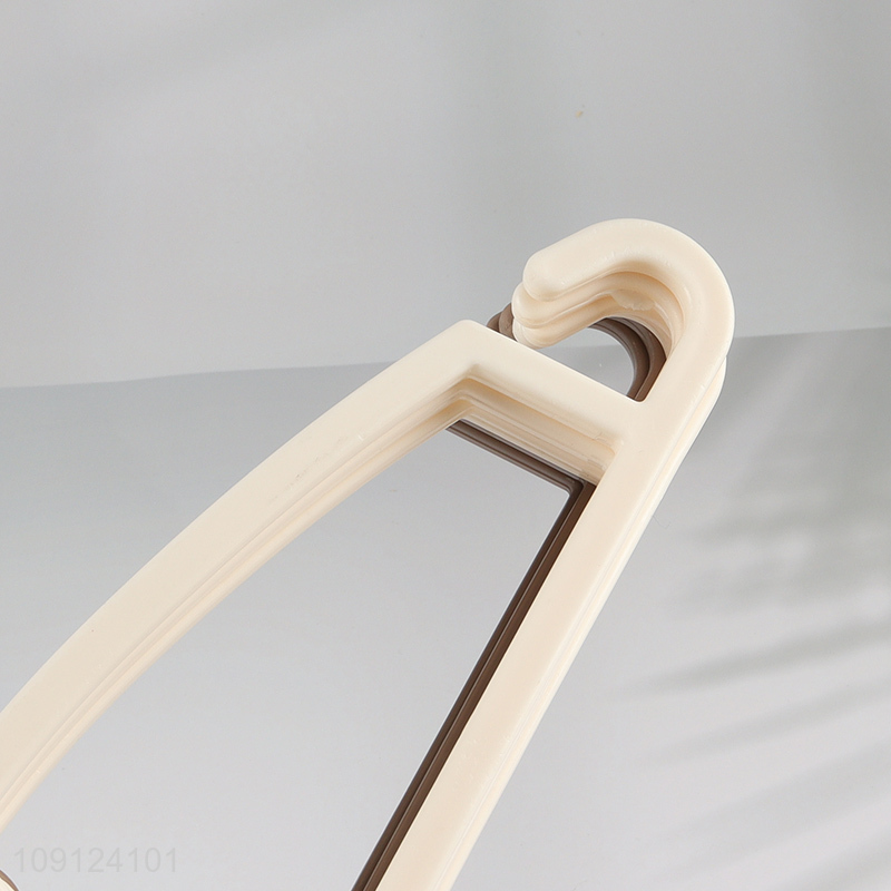 Factory Price 6PCS Plastic Clothes Hangers Space Saving Clothes Hangers