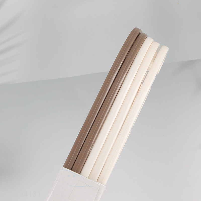 Wholesale 5PCS Heavy Duty Non-Slip Clothes Hangers Plastic Jacket Hangers