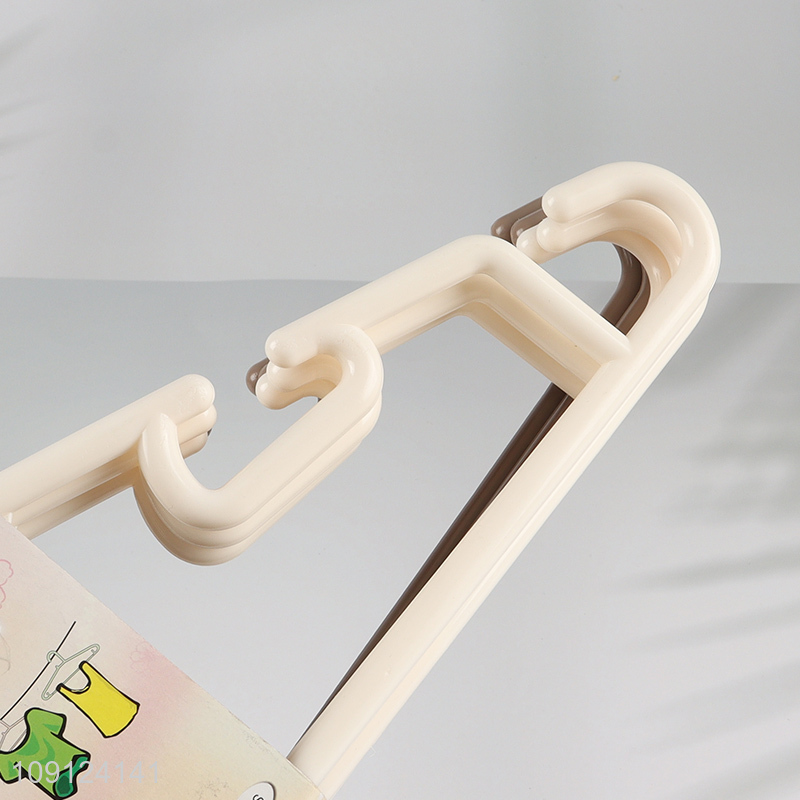 Promotional 5PCS Plastic Clothes Hangers Heavy Duty Coat Jacket Hangers