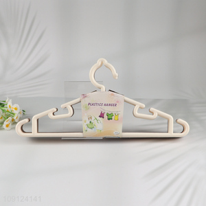 Promotional 5PCS Plastic Clothes Hangers Heavy Duty Coat Jacket Hangers