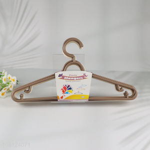 New Arrival 6PCS Clothes Hangers Durable Non-Slip Plastic Clothes Hangers