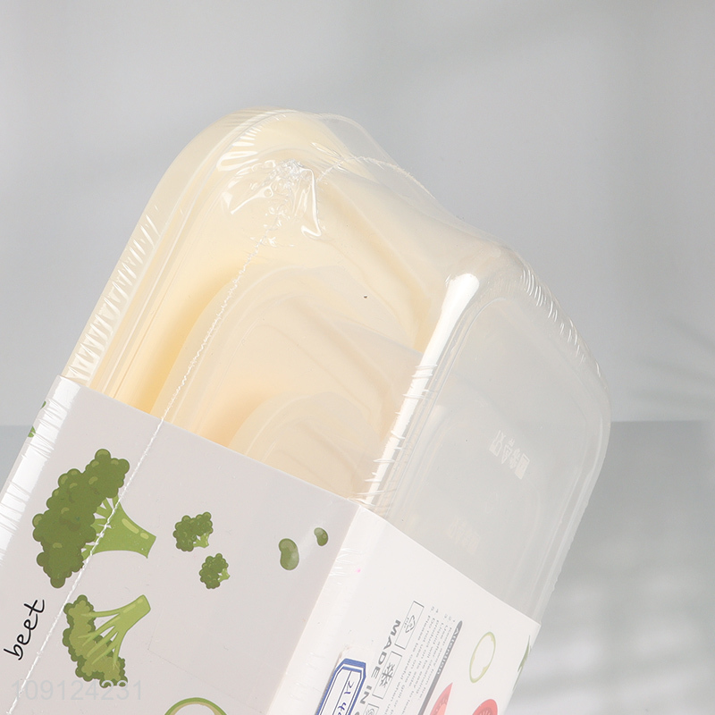 Online Wholesale 3PCS BPA Free Food Grade Plastic Food Storage Containers