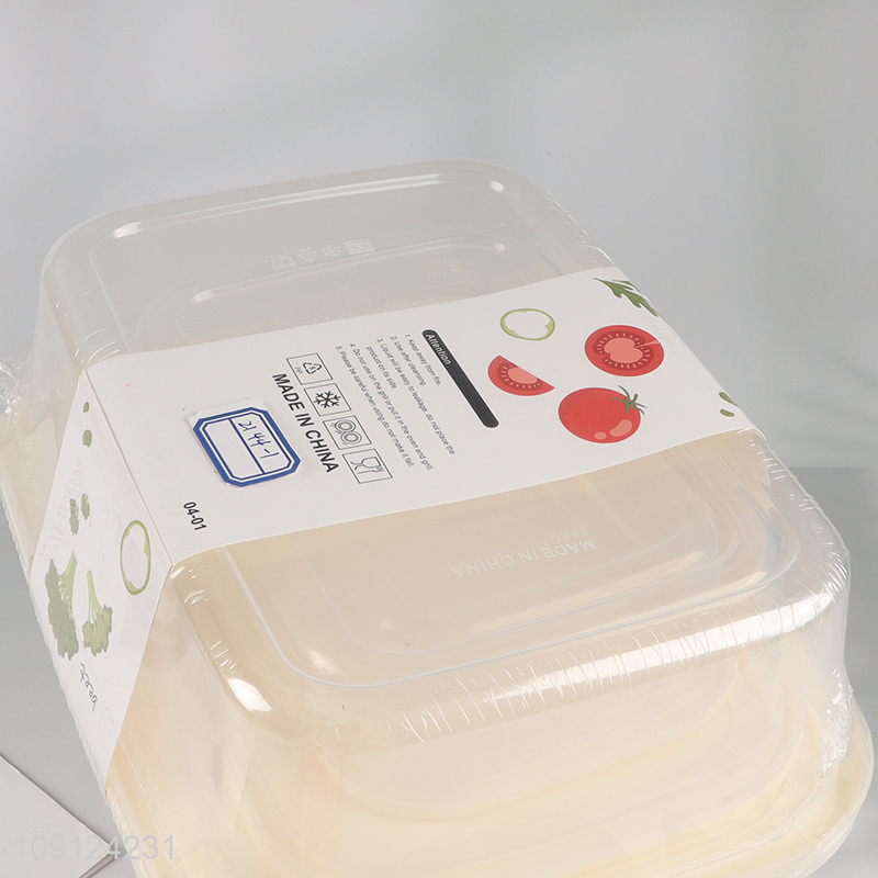 Online Wholesale 3PCS BPA Free Food Grade Plastic Food Storage Containers
